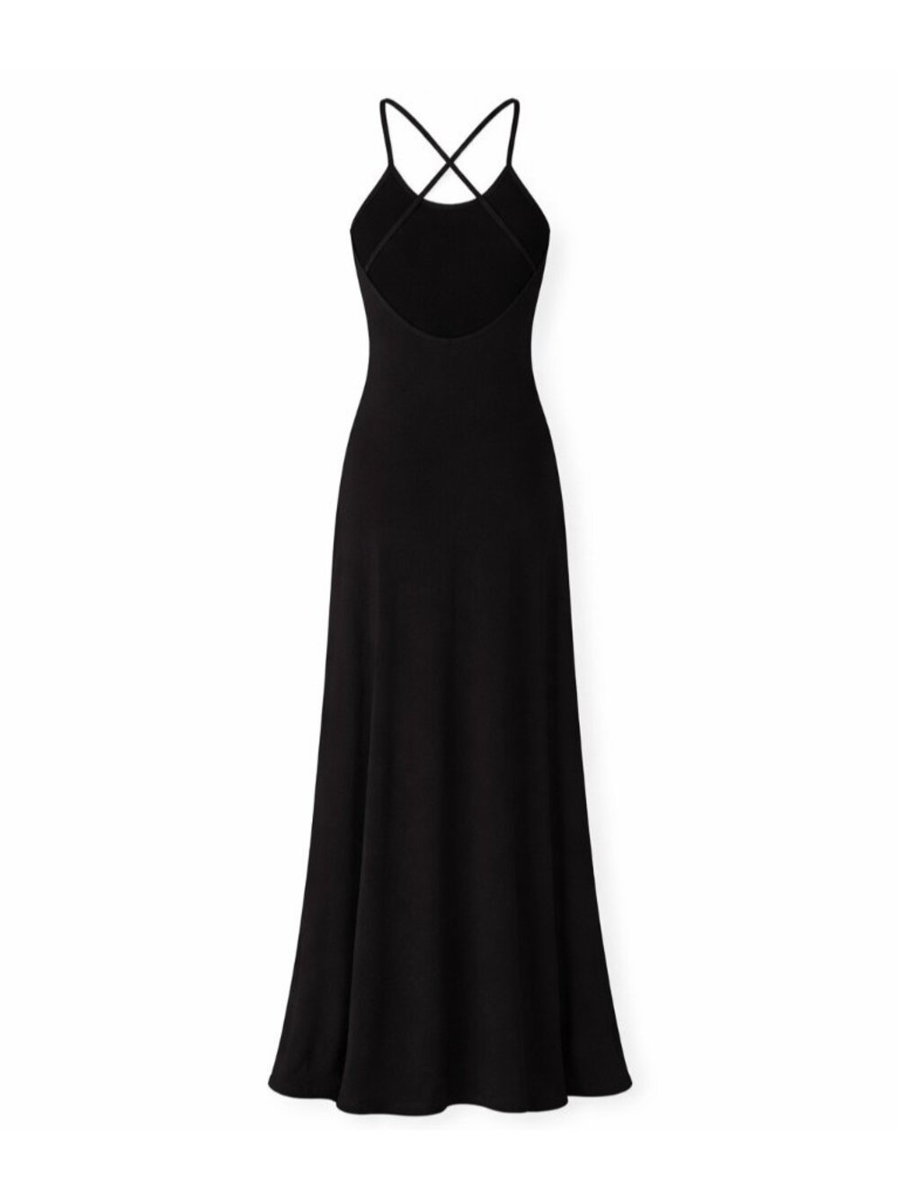 Jump Apparel Junior Halter Long Dress Cocktail Black Size 5/6 NWOT